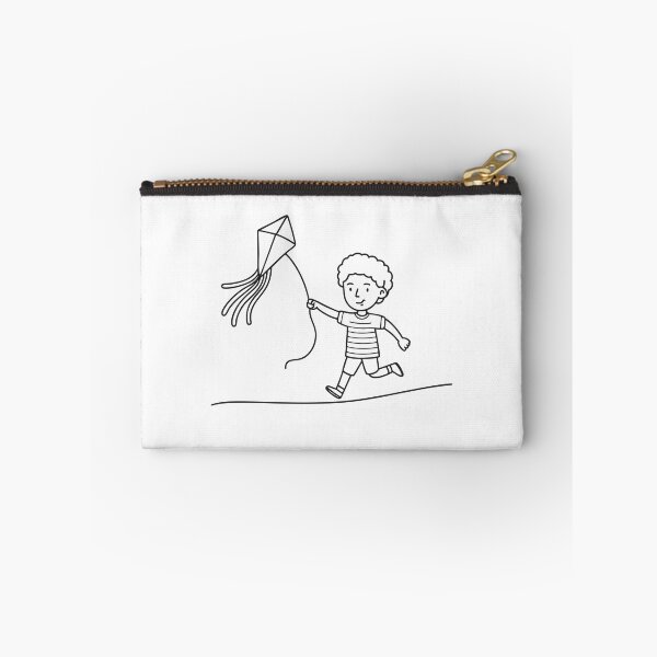 Item preview, A child running uphill while holding a flying kite designed and sold by rasagamastore.