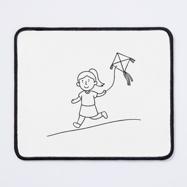 Item preview, A kid holding a kite sprinting up a hill slope designed and sold by rasagamastore.