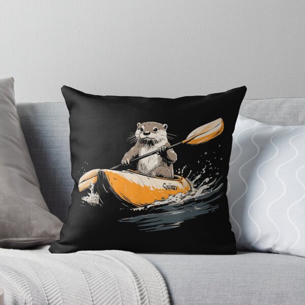 Item preview, Otter Kayaker Paddling Outdoor Adventure designed and sold by LASTIQUE-dd.