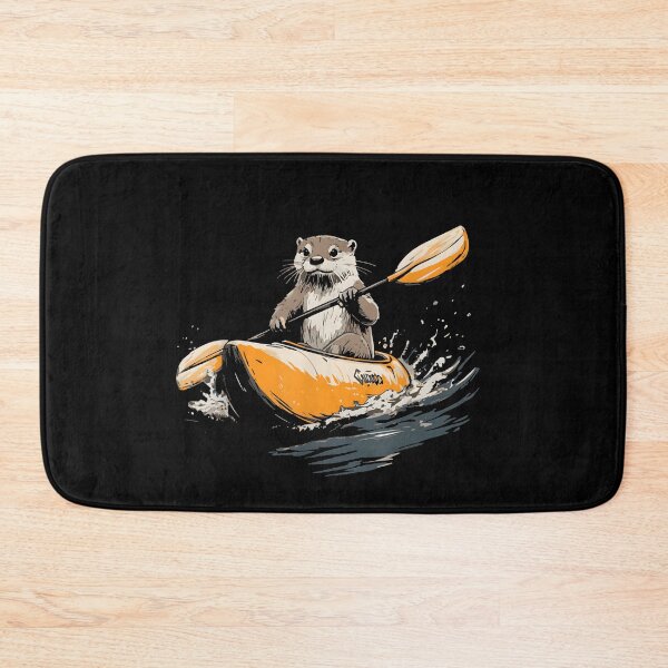 Item preview, Otter Kayaker Paddling Outdoor Adventure designed and sold by LASTIQUE-dd.