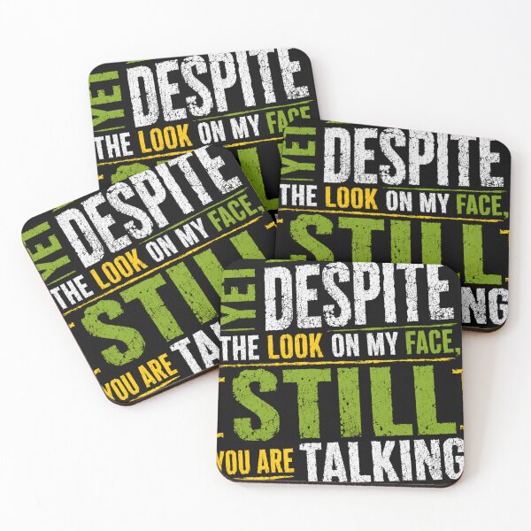 Item preview, Yet Despite The Look On My Face, You Are Still Talking Sarcastic Introvert Humor designed and sold by RetroMini2026.