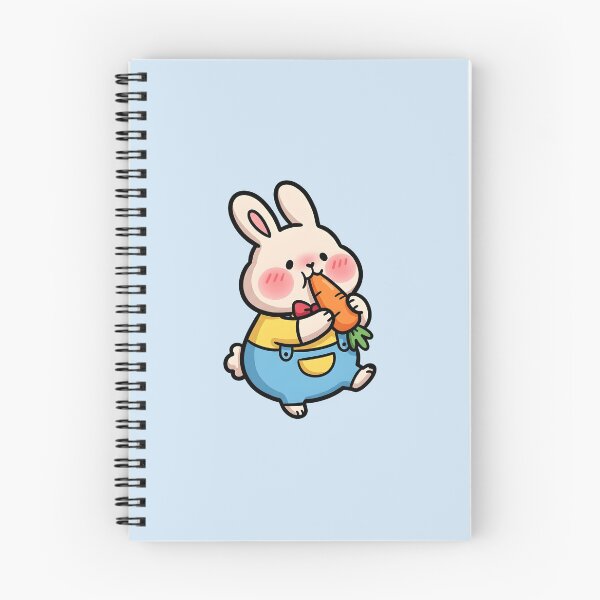 Item preview, cute bunny eating a carrot designed and sold by aeaeaeae.