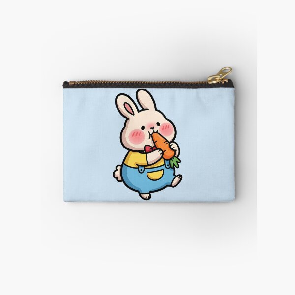 Item preview, cute bunny eating a carrot designed and sold by aeaeaeae.