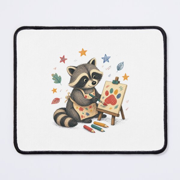 Item preview, Raccoon Sketch – Hand Drawn Woodland Animal Art designed and sold by AMICO77.