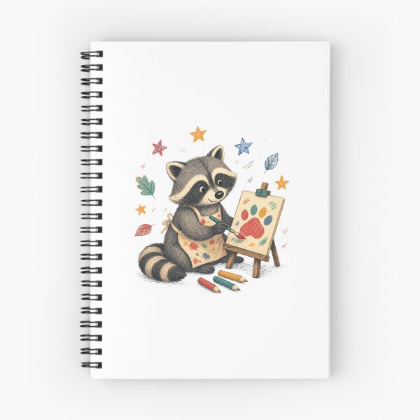 Item preview, Raccoon Sketch – Hand Drawn Woodland Animal Art designed and sold by AMICO77.