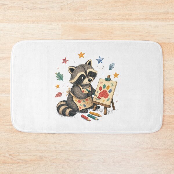 Item preview, Raccoon Sketch – Hand Drawn Woodland Animal Art designed and sold by AMICO77.