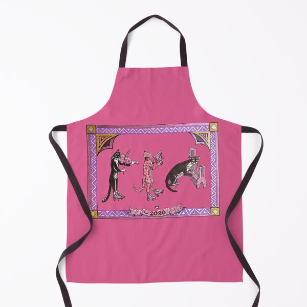 Item preview, Medieval Grotesque Musical Cats On Roller Skates designed and sold by Kendresson.