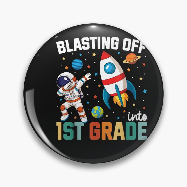 Item preview, Blasting Off Into 1st Grade Boys First Day First Grade Kids designed and sold by FrankIsabel.