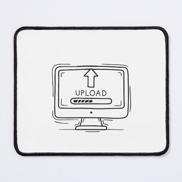 Item preview, A computer monitor showing file upload progress bar designed and sold by rasagamastore.