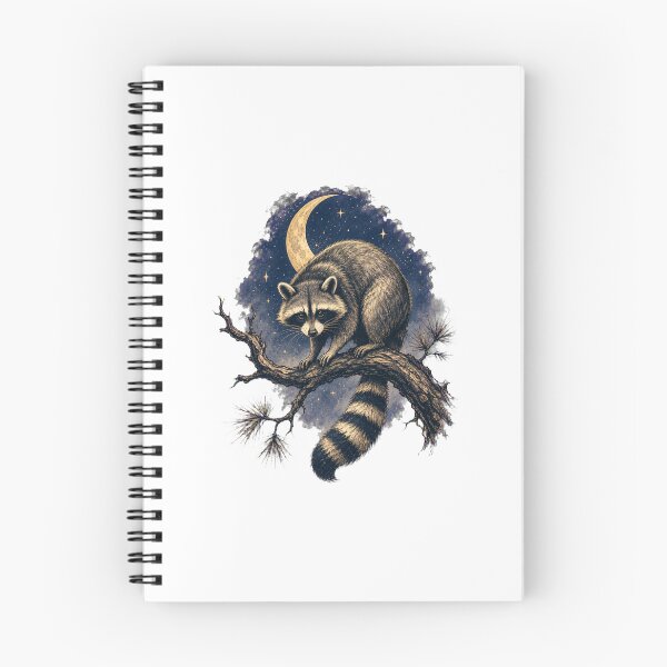 Item preview, Raccoon Sketch – Hand Drawn Woodland Animal Art designed and sold by AMICO77.