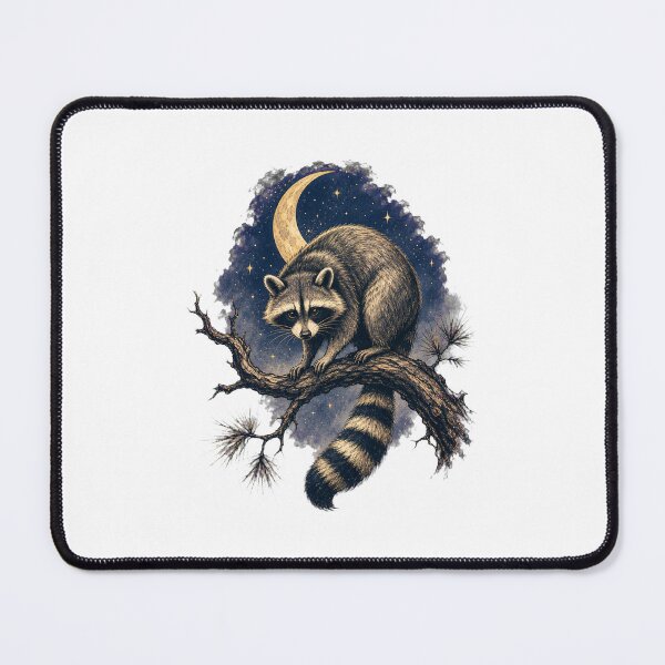 Item preview, Raccoon Sketch – Hand Drawn Woodland Animal Art designed and sold by AMICO77.