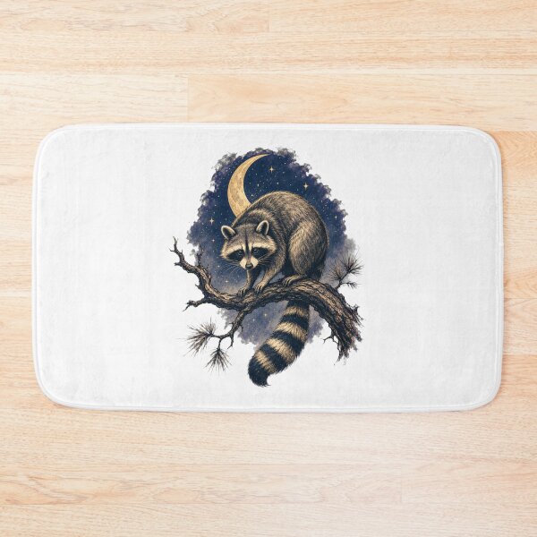 Item preview, Raccoon Sketch – Hand Drawn Woodland Animal Art designed and sold by AMICO77.