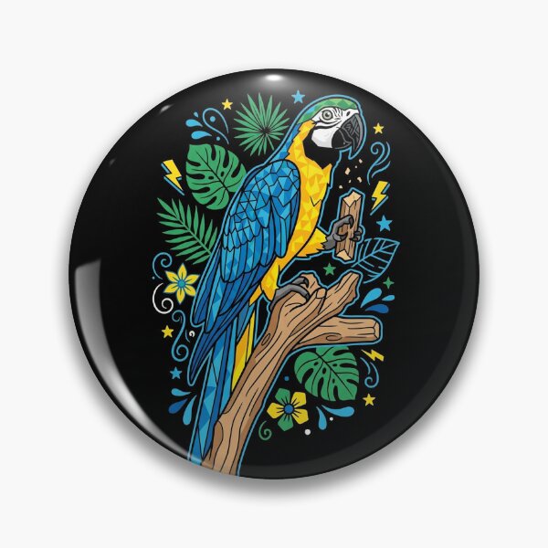 Item preview, blue yellow macaw designed and sold by kinanandi.