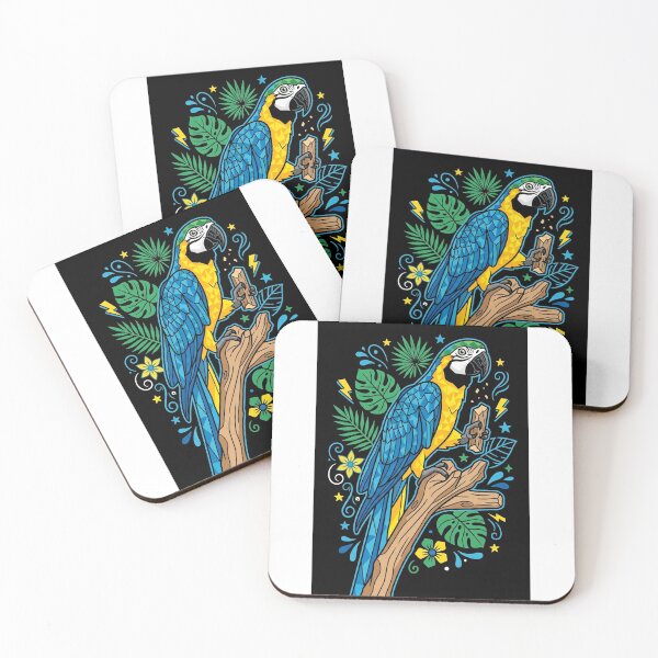 Item preview, blue yellow macaw designed and sold by kinanandi.