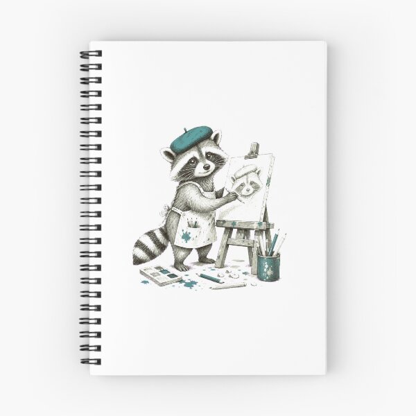Item preview, Raccoon Sketch – Hand Drawn Woodland Animal Art designed and sold by AMICO77.