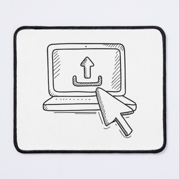 Item preview, A cursor hovering over upload button on display designed and sold by rasagamastore.