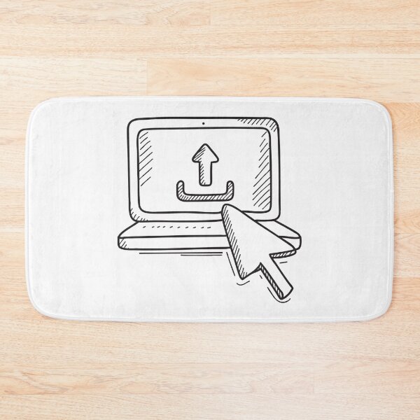 Item preview, A cursor hovering over upload button on display designed and sold by rasagamastore.