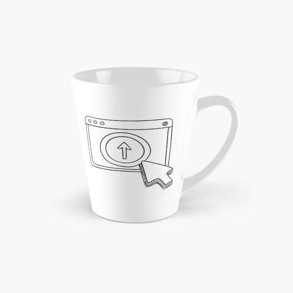 Item preview, A pointer clicking the upload icon on a digital screen designed and sold by rasagamastore.
