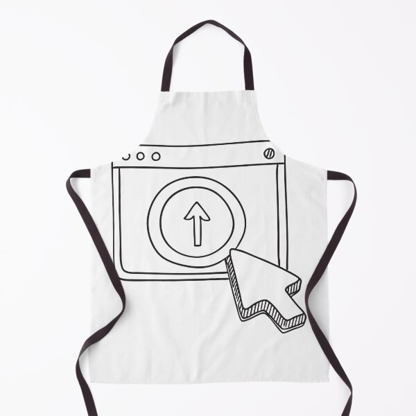 Item preview, A pointer clicking the upload icon on a digital screen designed and sold by rasagamastore.