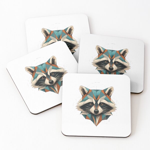 Item preview, Raccoon Sketch – Hand Drawn Woodland Animal Art designed and sold by AMICO77.