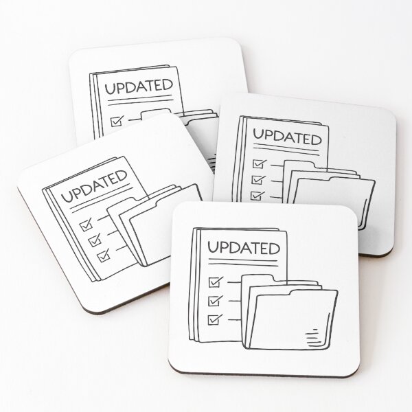 Item preview, A document folder near a printed sheet labeled updated designed and sold by rasagamastore.