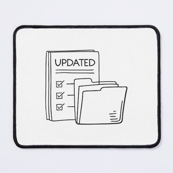 Item preview, A document folder near a printed sheet labeled updated designed and sold by rasagamastore.