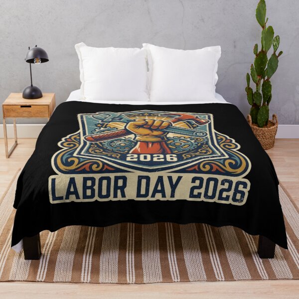 Item preview, Labor Day 2026 Retro Worker Fist designed and sold by SiarheiYur.