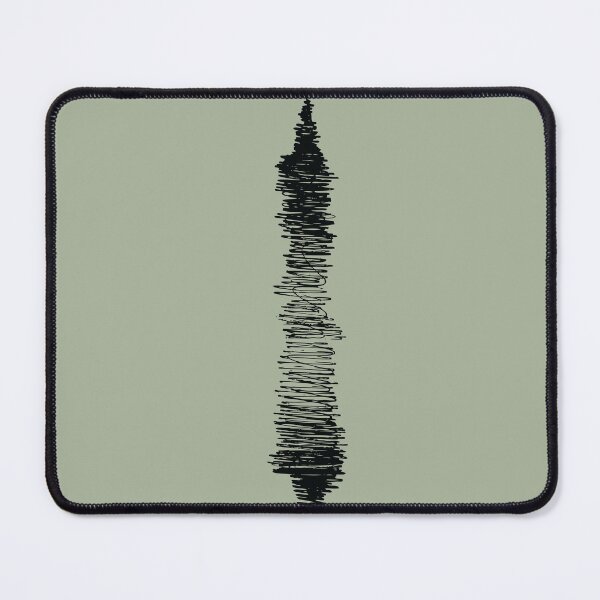 Item preview, Minimalist Black Scribble Soundwave Art designed and sold by BetweenForms.