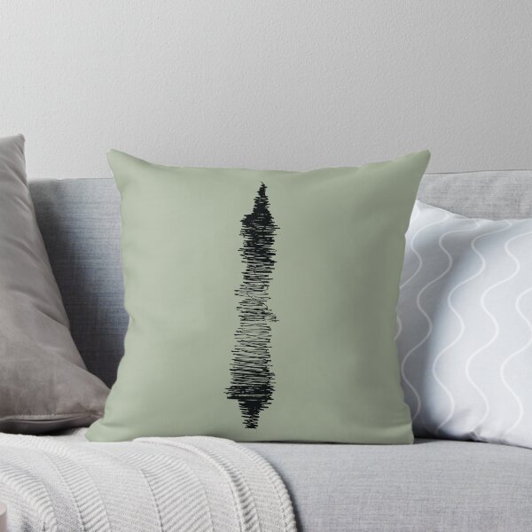 Item preview, Minimalist Black Scribble Soundwave Art designed and sold by BetweenForms.