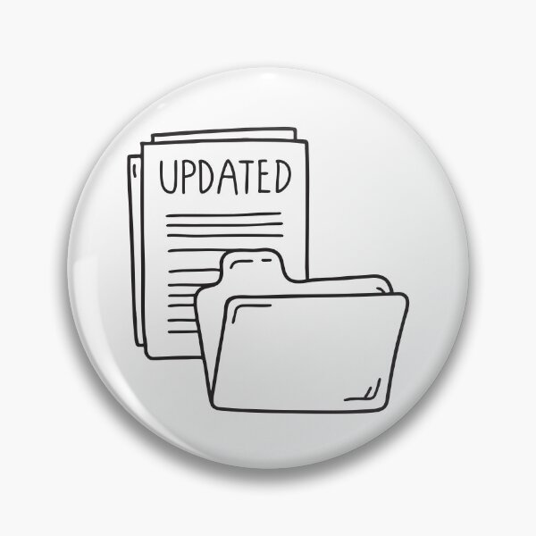 Item preview, An update marked page placed next to a file folder designed and sold by rasagamastore.