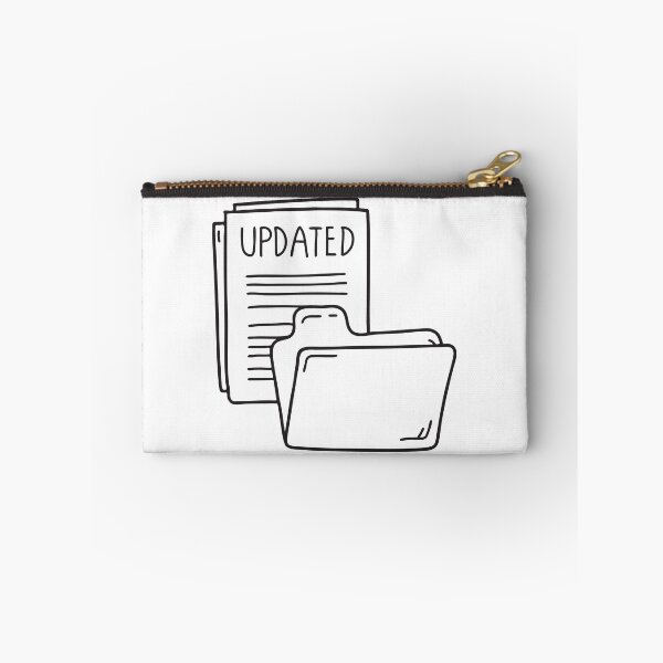 Item preview, An update marked page placed next to a file folder designed and sold by rasagamastore.