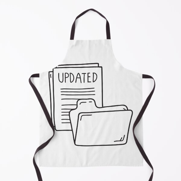 Item preview, An update marked page placed next to a file folder designed and sold by rasagamastore.