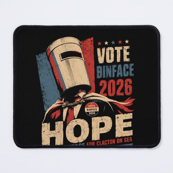Item preview, Vote Binface 2026 Hope Count Binface For Clacton On Sea Political Election Satire designed and sold by RetroMini2026.