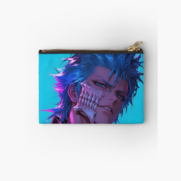 Item preview, Grimmjow | Neon Blue Skull Mask Warrior | Dark Fantasy Anime Portrait | Cyber Gothic Manga Inspired Digital Art designed and sold by Dyan4.