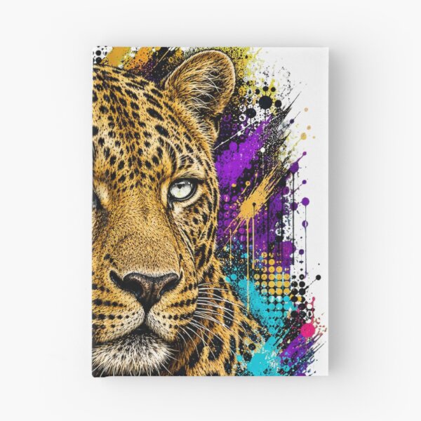 Item preview, Leopard Street Art Graffiti Portrait designed and sold by Tobull.