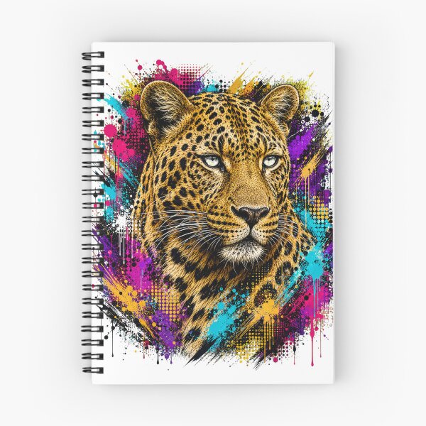 Item preview, Leopard Street Art Graffiti Portrait designed and sold by Tobull.