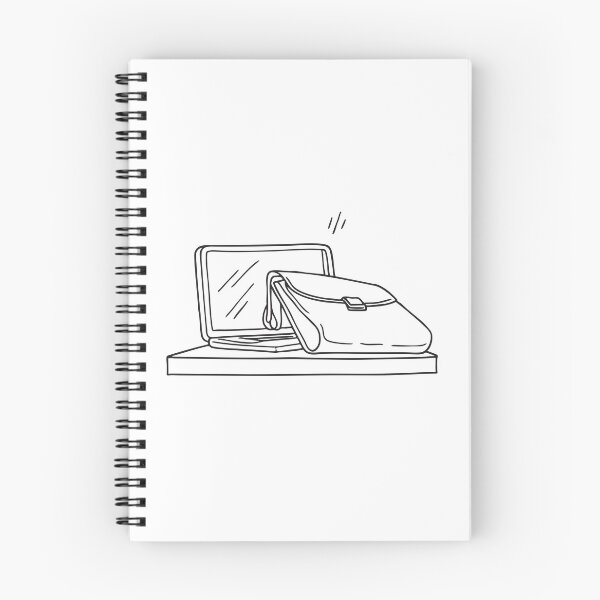 Item preview, A laptop case overturned beneath a working desk designed and sold by rasagamastore.
