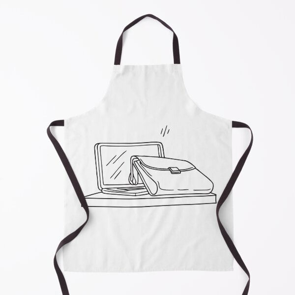 Item preview, A laptop case overturned beneath a working desk designed and sold by rasagamastore.