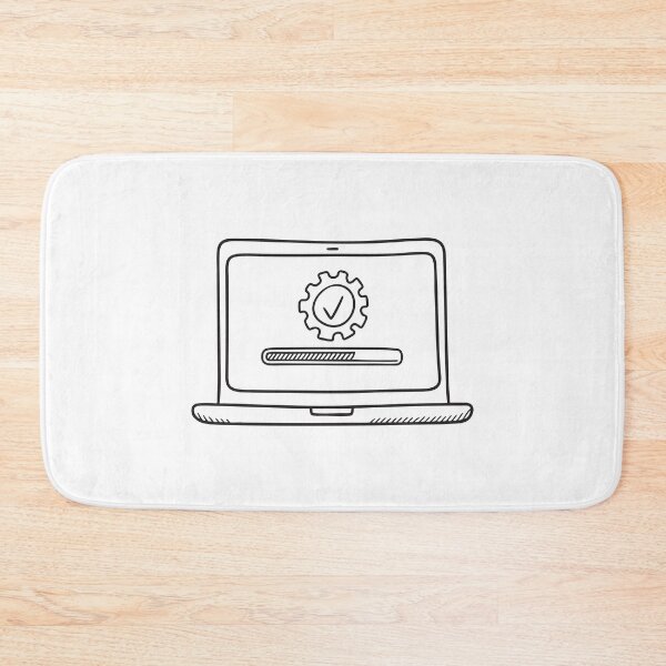 Item preview, An update progress bar displayed on a laptop monitor designed and sold by rasagamastore.