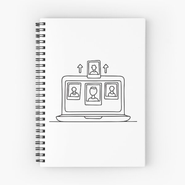 Item preview, A laptop screen with photos uploading in thumbnail preview designed and sold by rasagamastore.