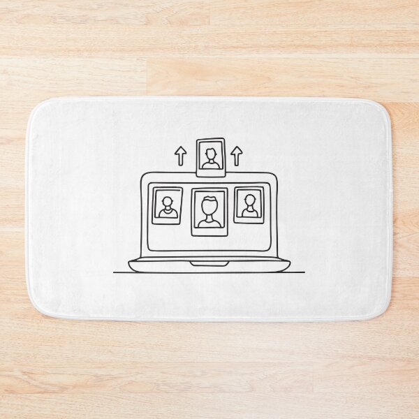 Item preview, A laptop screen with photos uploading in thumbnail preview designed and sold by rasagamastore.