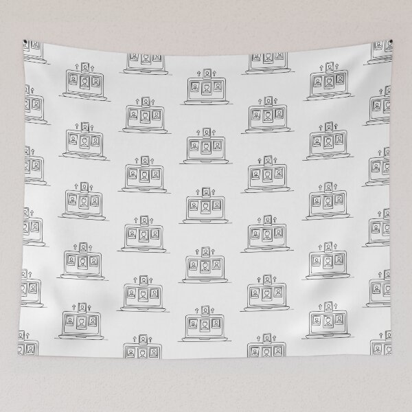 Item preview, A laptop screen with photos uploading in thumbnail preview designed and sold by rasagamastore.