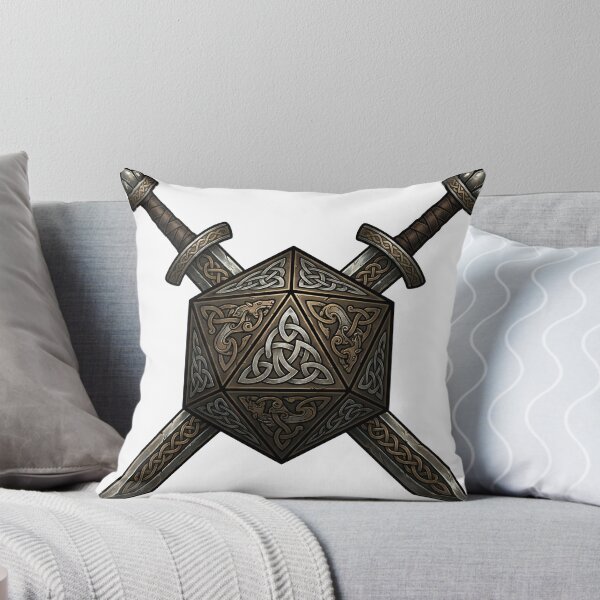 Item preview, Roll Initiative Crossed Swords Medieval Shield Funny Gamer Quote designed and sold by WorldShop17.