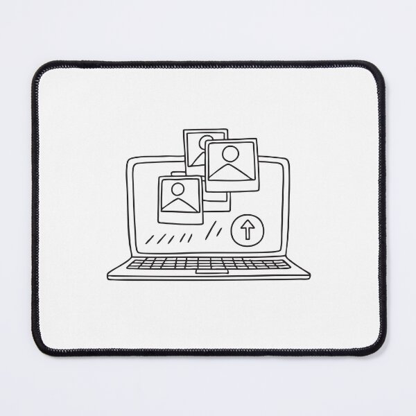 Item preview, Photo thumbnails being uploaded shown on laptop display designed and sold by rasagamastore.