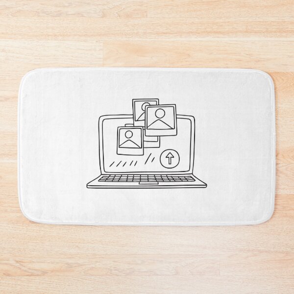 Item preview, Photo thumbnails being uploaded shown on laptop display designed and sold by rasagamastore.