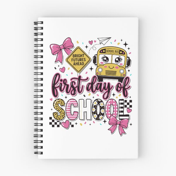 Item preview, First Day Of School Cute Coquette Bus Graphic Girls Kids  designed and sold by BornBorn.