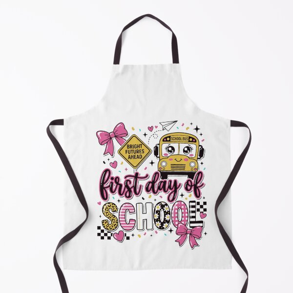 Item preview, First Day Of School Cute Coquette Bus Graphic Girls Kids designed and sold by BornBorn.