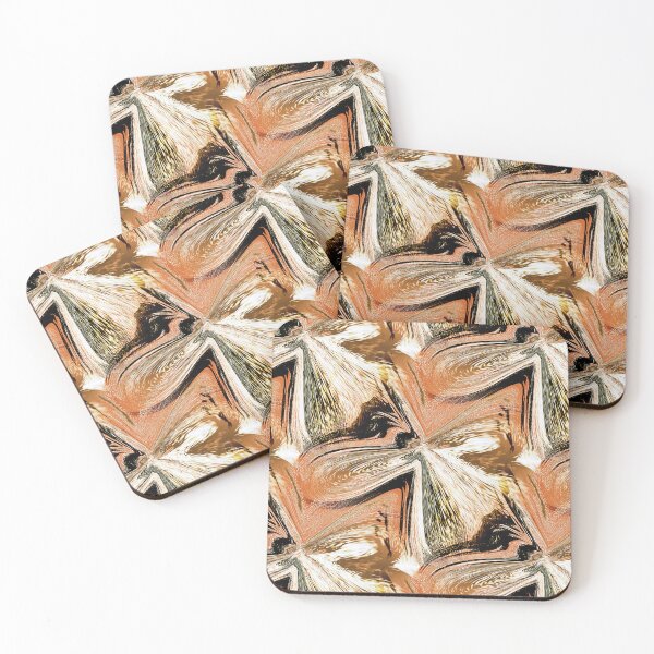 Item preview, Abstract Marble Butterflies in Orange designed and sold by Artistestella.