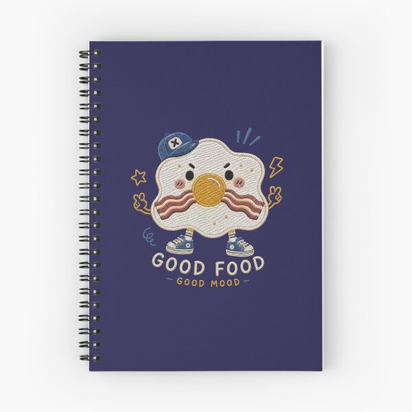 Item preview, Good Food Good Mood Cute Egg Patch designed and sold by 0606PM.