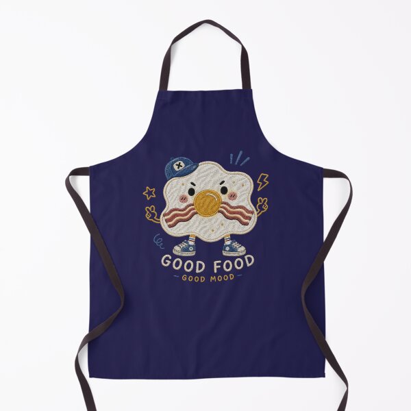 Item preview, Good Food Good Mood Cute Egg Patch designed and sold by 0606PM.